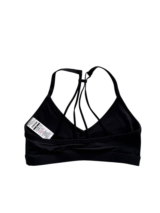 Ruched Strappy Sports Bra