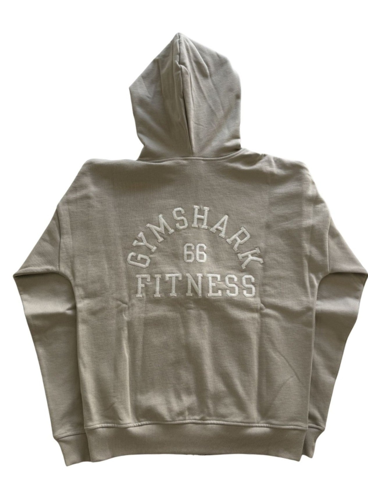 Fitness Embroidered Graphic Zip Up Hoodie