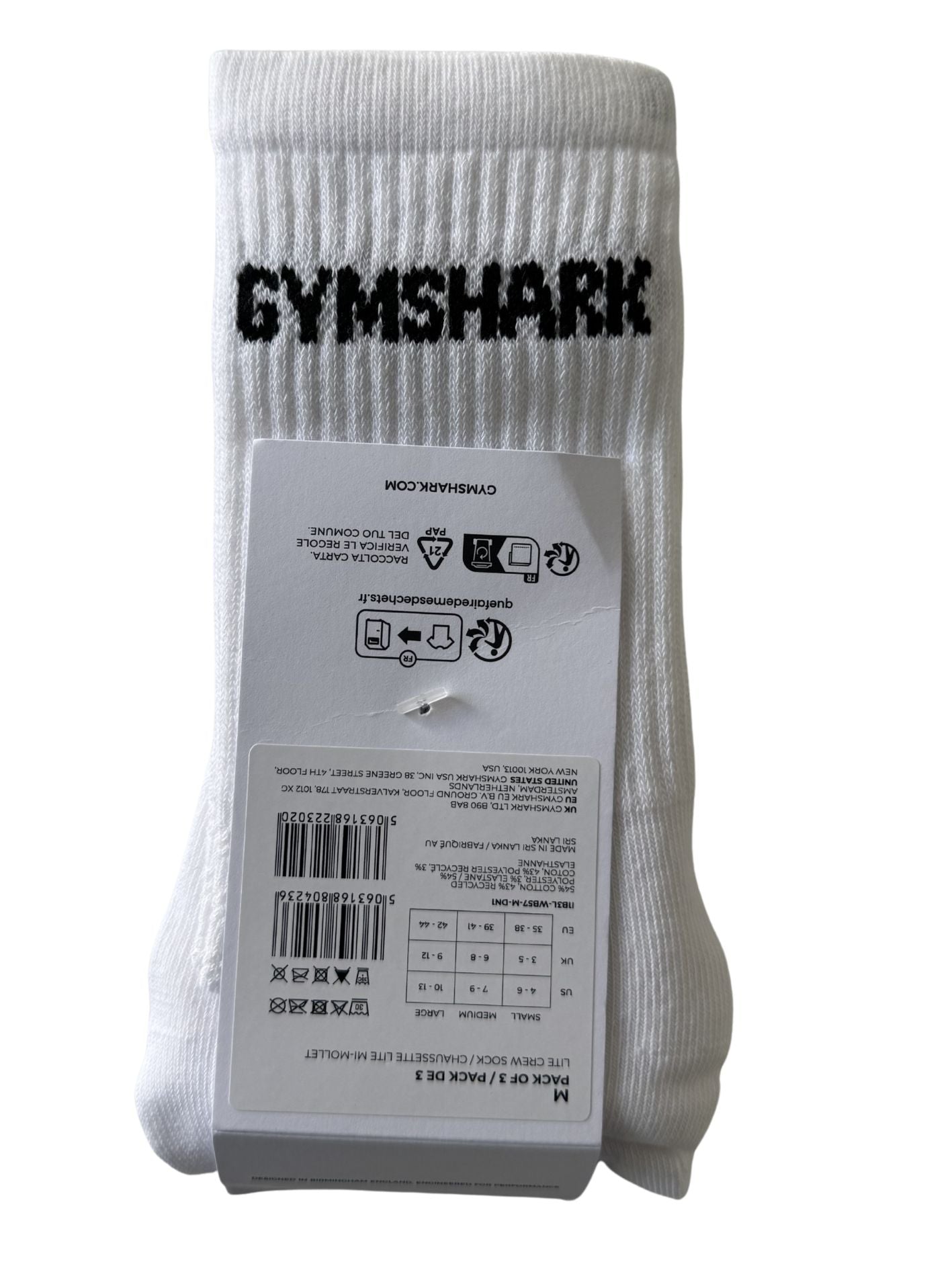 Lite Crew Sock 3pk
