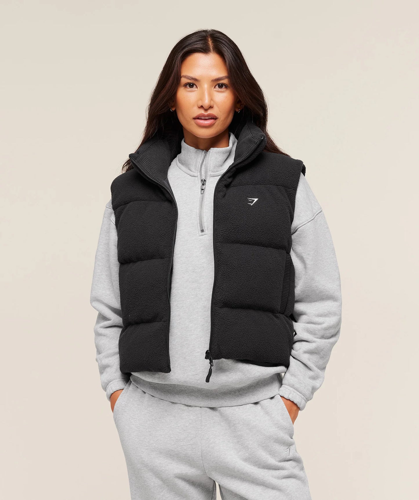 Borg Puffer Vest